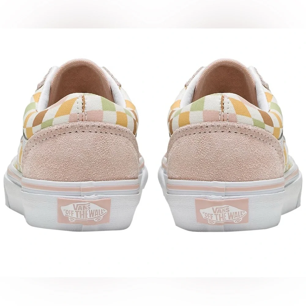 NIB [Vans] Old Skool Shoe Sneaker Tennis Shoes in Multi/True White Kids Sz 12.0 - Picture 4 of 16